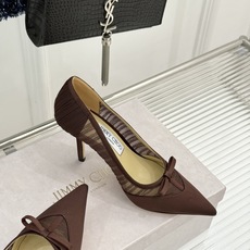 Jimmy Choo/吉米周JC26WF新品蝴蝶结尖头平底高跟鞋单鞋吉米周春夏仙女本命鞋真丝网纱漾着朦胧 Jimmy Choo/吉米周JC26WF新品蝴蝶结尖头平底高跟鞋单鞋吉米周春夏仙女本命鞋真丝网纱漾着朦胧