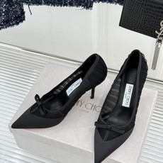 Jimmy Choo/吉米周JC26WF新品蝴蝶结尖头平底高跟鞋单鞋吉米周春夏仙女本命鞋真丝网纱漾着朦胧 Jimmy Choo/吉米周JC26WF新品蝴蝶结尖头平底高跟鞋单鞋吉米周春夏仙女本命鞋真丝网纱漾着朦胧