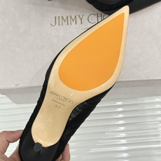 Jimmy Choo/吉米周JC26WF新品蝴蝶结尖头平底高跟鞋单鞋吉米周春夏仙女本命鞋真丝网纱漾着朦胧 Jimmy Choo/吉米周JC26WF新品蝴蝶结尖头平底高跟鞋单鞋吉米周春夏仙女本命鞋真丝网纱漾着朦胧