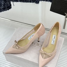Jimmy Choo/吉米周JC26WF新品蝴蝶结尖头平底高跟鞋单鞋吉米周春夏仙女本命鞋真丝网纱漾着朦胧 Jimmy Choo/吉米周JC26WF新品蝴蝶结尖头平底高跟鞋单鞋吉米周春夏仙女本命鞋真丝网纱漾着朦胧