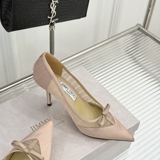 Jimmy Choo/吉米周JC26WF新品蝴蝶结尖头平底高跟鞋单鞋吉米周春夏仙女本命鞋真丝网纱漾着朦胧 Jimmy Choo/吉米周JC26WF新品蝴蝶结尖头平底高跟鞋单鞋吉米周春夏仙女本命鞋真丝网纱漾着朦胧