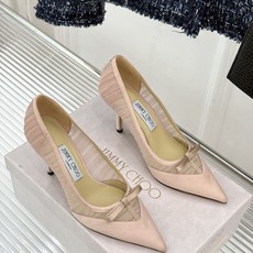 Jimmy Choo/吉米周JC26WF新品蝴蝶结尖头平底高跟鞋单鞋吉米周春夏仙女本命鞋真丝网纱漾着朦胧 Jimmy Choo/吉米周JC26WF新品蝴蝶结尖头平底高跟鞋单鞋吉米周春夏仙女本命鞋真丝网纱漾着朦胧
