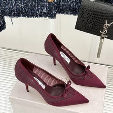Jimmy Choo/吉米周JC26WF新品蝴蝶结尖头平底高跟鞋单鞋吉米周春夏仙女本命鞋真丝网纱漾着朦胧 Jimmy Choo/吉米周JC26WF新品蝴蝶结尖头平底高跟鞋单鞋吉米周春夏仙女本命鞋真丝网纱漾着朦胧