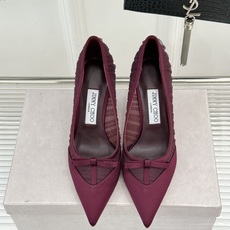 Jimmy Choo/吉米周JC26WF新品蝴蝶结尖头平底高跟鞋单鞋吉米周春夏仙女本命鞋真丝网纱漾着朦胧 Jimmy Choo/吉米周JC26WF新品蝴蝶结尖头平底高跟鞋单鞋吉米周春夏仙女本命鞋真丝网纱漾着朦胧