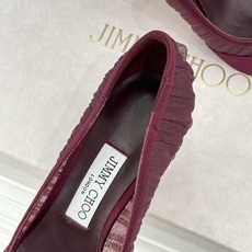 Jimmy Choo/吉米周JC26WF新品蝴蝶结尖头平底高跟鞋单鞋吉米周春夏仙女本命鞋真丝网纱漾着朦胧 Jimmy Choo/吉米周JC26WF新品蝴蝶结尖头平底高跟鞋单鞋吉米周春夏仙女本命鞋真丝网纱漾着朦胧