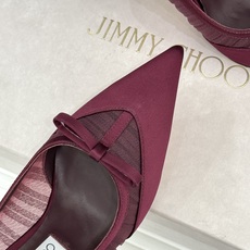 Jimmy Choo/吉米周JC26WF新品蝴蝶结尖头平底高跟鞋单鞋吉米周春夏仙女本命鞋真丝网纱漾着朦胧 Jimmy Choo/吉米周JC26WF新品蝴蝶结尖头平底高跟鞋单鞋吉米周春夏仙女本命鞋真丝网纱漾着朦胧