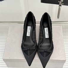 Jimmy Choo/吉米周JC26WF新品蝴蝶结尖头平底高跟鞋单鞋吉米周春夏仙女本命鞋真丝网纱漾着朦胧 Jimmy Choo/吉米周JC26WF新品蝴蝶结尖头平底高跟鞋单鞋吉米周春夏仙女本命鞋真丝网纱漾着朦胧