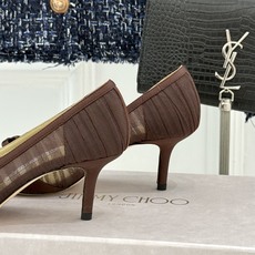 Jimmy Choo/吉米周JC26WF新品蝴蝶结尖头平底高跟鞋单鞋吉米周春夏仙女本命鞋真丝网纱漾着朦胧 Jimmy Choo/吉米周JC26WF新品蝴蝶结尖头平底高跟鞋单鞋吉米周春夏仙女本命鞋真丝网纱漾着朦胧