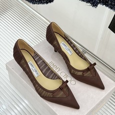 Jimmy Choo/吉米周JC26WF新品蝴蝶结尖头平底高跟鞋单鞋吉米周春夏仙女本命鞋真丝网纱漾着朦胧 Jimmy Choo/吉米周JC26WF新品蝴蝶结尖头平底高跟鞋单鞋吉米周春夏仙女本命鞋真丝网纱漾着朦胧