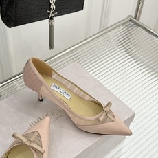 Jimmy Choo/吉米周JC26WF新品蝴蝶结尖头平底高跟鞋单鞋吉米周春夏仙女本命鞋真丝网纱漾着朦胧 Jimmy Choo/吉米周JC26WF新品蝴蝶结尖头平底高跟鞋单鞋吉米周春夏仙女本命鞋真丝网纱漾着朦胧