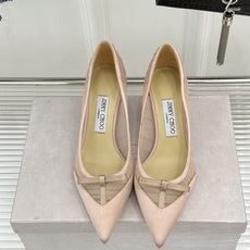 Jimmy Choo/吉米周JC26WF新品蝴蝶结尖头平底高跟鞋单鞋吉米周春夏仙女本命鞋真丝网纱漾着朦胧 Jimmy Choo/吉米周JC26WF新品蝴蝶结尖头平底高跟鞋单鞋吉米周春夏仙女本命鞋真丝网纱漾着朦胧