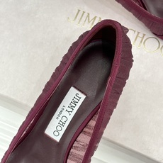 Jimmy Choo/吉米周JC26WF新品蝴蝶结尖头平底高跟鞋单鞋吉米周春夏仙女本命鞋真丝网纱漾着朦胧 Jimmy Choo/吉米周JC26WF新品蝴蝶结尖头平底高跟鞋单鞋吉米周春夏仙女本命鞋真丝网纱漾着朦胧