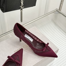 Jimmy Choo/吉米周JC26WF新品蝴蝶结尖头平底高跟鞋单鞋吉米周春夏仙女本命鞋真丝网纱漾着朦胧 Jimmy Choo/吉米周JC26WF新品蝴蝶结尖头平底高跟鞋单鞋吉米周春夏仙女本命鞋真丝网纱漾着朦胧