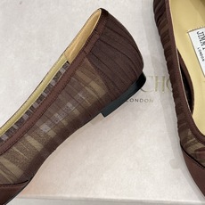 Jimmy Choo/吉米周JC26WF新品蝴蝶结尖头平底高跟鞋单鞋吉米周春夏仙女本命鞋真丝网纱漾着朦胧 Jimmy Choo/吉米周JC26WF新品蝴蝶结尖头平底高跟鞋单鞋吉米周春夏仙女本命鞋真丝网纱漾着朦胧