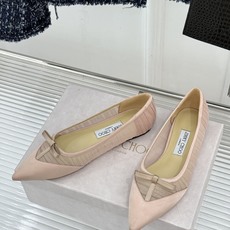 Jimmy Choo/吉米周JC26WF新品蝴蝶结尖头平底高跟鞋单鞋吉米周春夏仙女本命鞋真丝网纱漾着朦胧 Jimmy Choo/吉米周JC26WF新品蝴蝶结尖头平底高跟鞋单鞋吉米周春夏仙女本命鞋真丝网纱漾着朦胧