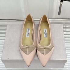 Jimmy Choo/吉米周JC26WF新品蝴蝶结尖头平底高跟鞋单鞋吉米周春夏仙女本命鞋真丝网纱漾着朦胧 Jimmy Choo/吉米周JC26WF新品蝴蝶结尖头平底高跟鞋单鞋吉米周春夏仙女本命鞋真丝网纱漾着朦胧