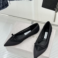 Jimmy Choo/吉米周JC26WF新品蝴蝶结尖头平底高跟鞋单鞋吉米周春夏仙女本命鞋真丝网纱漾着朦胧 Jimmy Choo/吉米周JC26WF新品蝴蝶结尖头平底高跟鞋单鞋吉米周春夏仙女本命鞋真丝网纱漾着朦胧