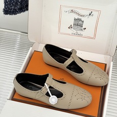 Hermès/爱马仕26WF新品法式复古T字带镂空雕花玛丽珍鞋手工镂空雕花巧夺天工T字带勾勒纤细足背线圆 Hermès/爱马仕26WF新品法式复古T字带镂空雕花玛丽珍鞋手工镂空雕花巧夺天工T字带勾勒纤细足背线圆