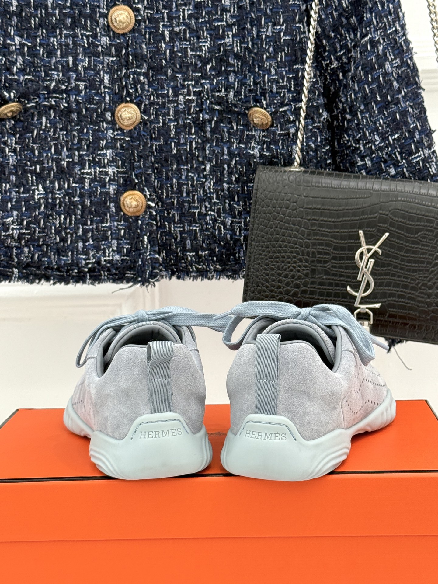 Hermes Style Black Leather Women's Shoes Women's Shoes Women's Shoes detail image 6 from source 786060