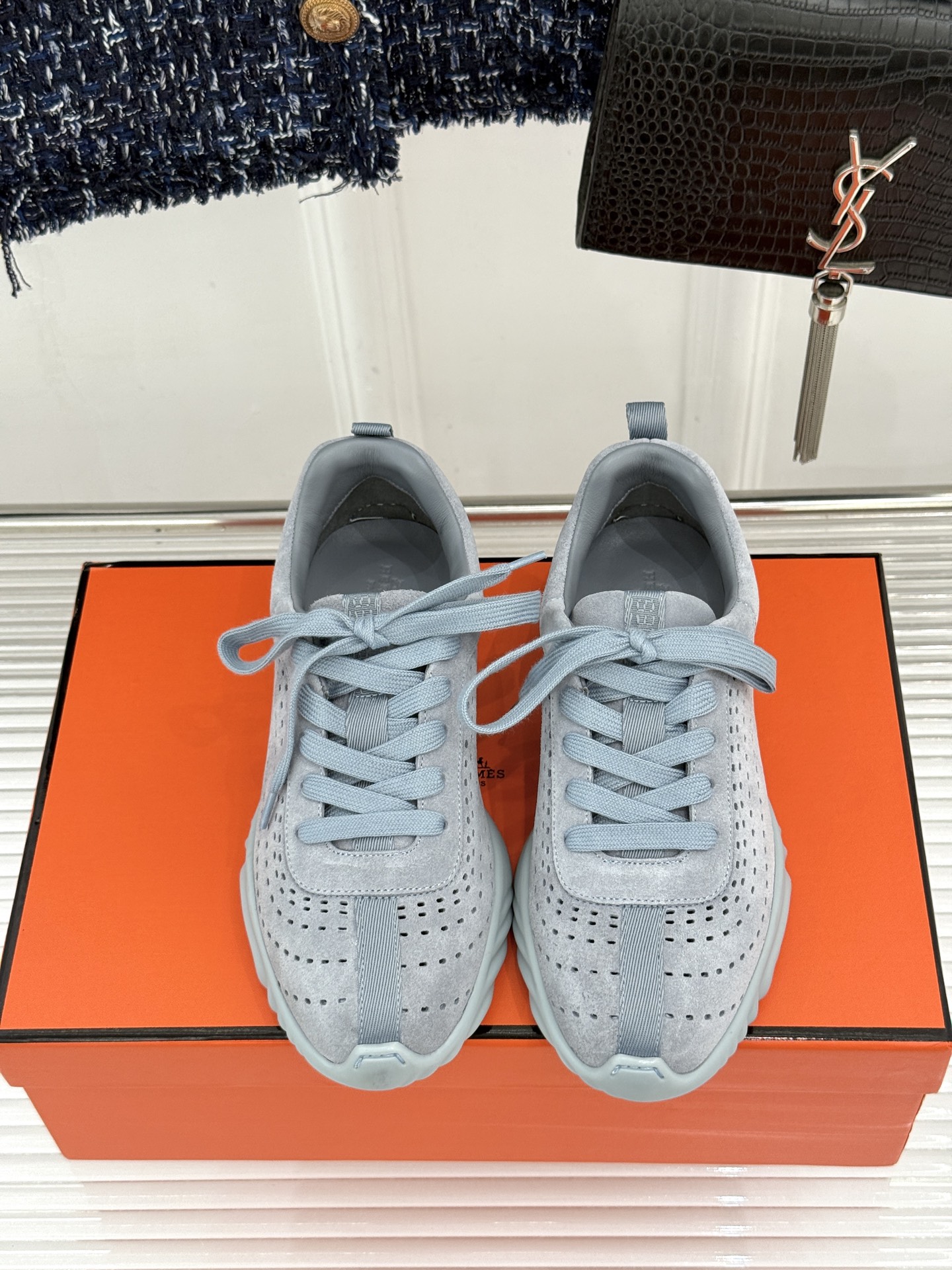 Hermes Style Black Leather Women's Shoes Women's Shoes Women's Shoes detail image 4 from source 786060
