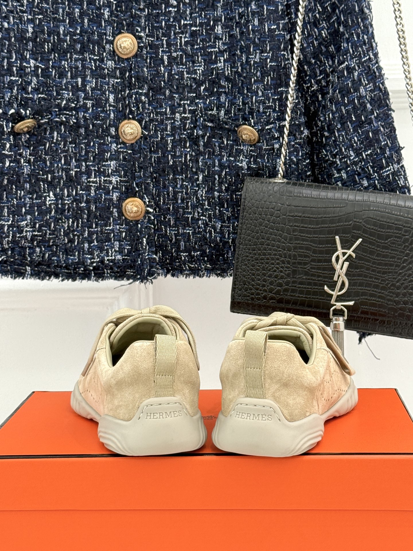 Hermes Style Black Leather Women's Shoes Women's Shoes Women's Shoes detail image 6 from source 786058