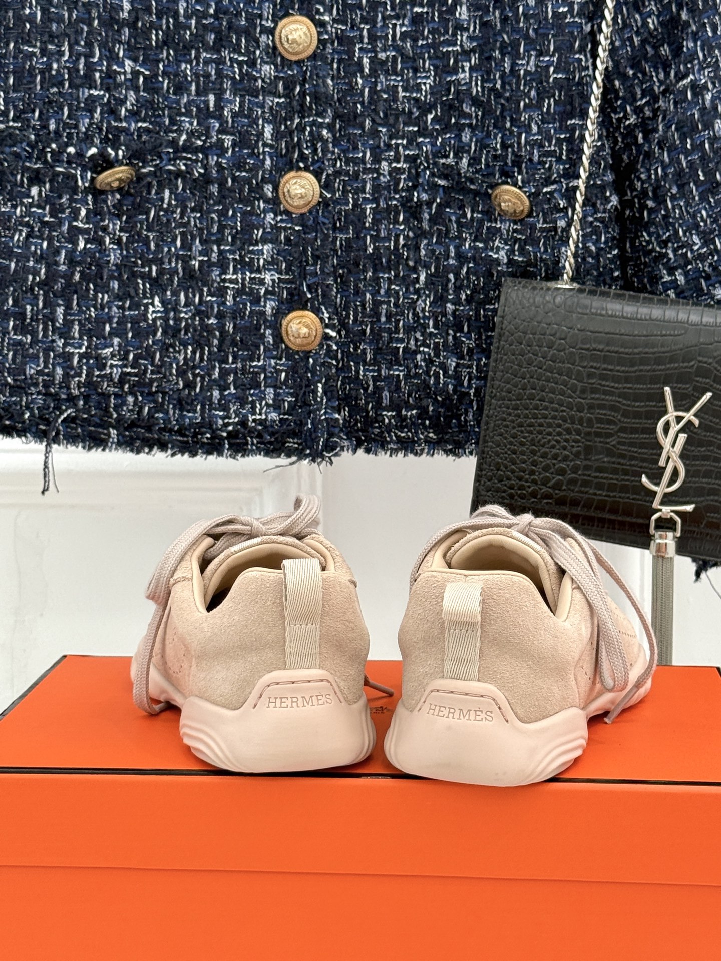Hermes Style Black Leather Women's Shoes Women's Shoes Women's Shoes detail image 6 from source 786057