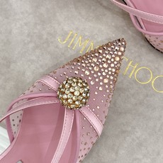 Jimmy Choo/吉米周26WF新品水钻球网纱尖头高跟凉鞋谁能拒绝一双自带星光的JC!这款水钻网纱鞋 Jimmy Choo/吉米周26WF新品水钻球网纱尖头高跟凉鞋谁能拒绝一双自带星光的JC!这款水钻网纱鞋