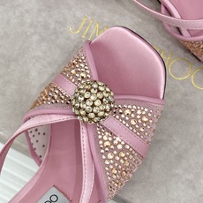 Jimmy Choo/吉米周26WF新品水钻球网纱方头高跟凉鞋璀璨水钻球缀于足间通透网纱轻裹纤纤玉足方头 Jimmy Choo/吉米周26WF新品水钻球网纱方头高跟凉鞋璀璨水钻球缀于足间通透网纱轻裹纤纤玉足方头