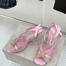 Jimmy Choo/吉米周26WF新品水钻球网纱方头高跟凉鞋璀璨水钻球缀于足间通透网纱轻裹纤纤玉足方头 Jimmy Choo/吉米周26WF新品水钻球网纱方头高跟凉鞋璀璨水钻球缀于足间通透网纱轻裹纤纤玉足方头