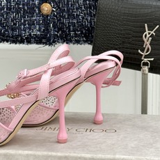 Jimmy Choo/吉米周26WF新品水钻球网纱方头高跟凉鞋璀璨水钻球缀于足间通透网纱轻裹纤纤玉足方头 Jimmy Choo/吉米周26WF新品水钻球网纱方头高跟凉鞋璀璨水钻球缀于足间通透网纱轻裹纤纤玉足方头