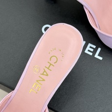 CHANE*|小香26A新品极简一字带金属双C跟高跟拖鞋一字带勾勒足尖利落线条金属双C鞋跟是灵魂所在细高 CHANE*|小香26A新品极简一字带金属双C跟高跟拖鞋一字带勾勒足尖利落线条金属双C鞋跟是灵魂所在细高