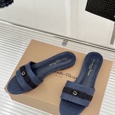 Gianvito Rossi 26WF新品一字带蝴蝶结高跟拖鞋缎面蝴蝶结轻落足尖一字带勾勒纤细脚踝圆头剪 Gianvito Rossi 26WF新品一字带蝴蝶结高跟拖鞋缎面蝴蝶结轻落足尖一字带勾勒纤细脚踝圆头剪