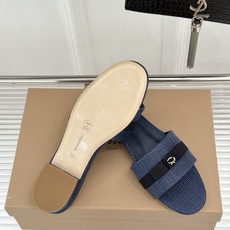 Gianvito Rossi 26WF新品一字带蝴蝶结高跟拖鞋缎面蝴蝶结轻落足尖一字带勾勒纤细脚踝圆头剪 Gianvito Rossi 26WF新品一字带蝴蝶结高跟拖鞋缎面蝴蝶结轻落足尖一字带勾勒纤细脚踝圆头剪