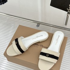 Gianvito Rossi 26WF新品一字带蝴蝶结高跟拖鞋缎面蝴蝶结轻落足尖一字带勾勒纤细脚踝圆头剪 Gianvito Rossi 26WF新品一字带蝴蝶结高跟拖鞋缎面蝴蝶结轻落足尖一字带勾勒纤细脚踝圆头剪