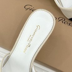 Gianvito Rossi 26WF新品一字带蝴蝶结平底拖鞋缎面蝴蝶结轻落足尖一字带勾勒纤细脚踝圆头剪 Gianvito Rossi 26WF新品一字带蝴蝶结平底拖鞋缎面蝴蝶结轻落足尖一字带勾勒纤细脚踝圆头剪