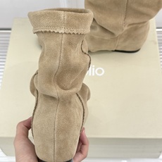Unfolio 26WF新品复古蝴蝶结堆堆靴凉靴26WF秋冬限定绝美登场复古蝴蝶结缀于靴筒侧边软韧头层牛 Unfolio 26WF新品复古蝴蝶结堆堆靴凉靴26WF秋冬限定绝美登场复古蝴蝶结缀于靴筒侧边软韧头层牛