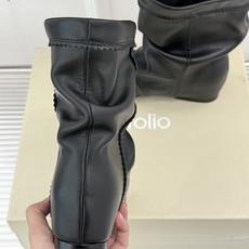 Unfolio 26WF新品复古蝴蝶结堆堆靴凉靴26WF秋冬限定绝美登场复古蝴蝶结缀于靴筒侧边软韧头层牛 Unfolio 26WF新品复古蝴蝶结堆堆靴凉靴26WF秋冬限定绝美登场复古蝴蝶结缀于靴筒侧边软韧头层牛