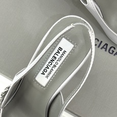 Balenciaga x Manolo Blahnik联盟款26WF新品水晶叶真丝高跟拖鞋凉鞋巴黎世家联 Balenciaga x Manolo Blahnik联盟款26WF新品水晶叶真丝高跟拖鞋凉鞋巴黎世家联