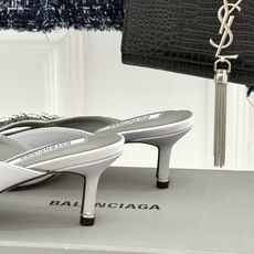 Balenciaga x Manolo Blahnik联盟款26WF新品水晶叶真丝高跟拖鞋凉鞋巴黎世家联 Balenciaga x Manolo Blahnik联盟款26WF新品水晶叶真丝高跟拖鞋凉鞋巴黎世家联