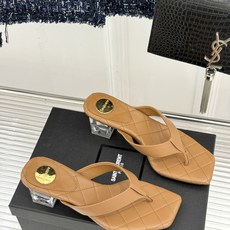 Saint Laurent /圣罗兰26WF新品透明跟夹脚粗跟方头人字拖鞋方头夹脚勾勒纤细脚型透明粗跟隐 Saint Laurent /圣罗兰26WF新品透明跟夹脚粗跟方头人字拖鞋方头夹脚勾勒纤细脚型透明粗跟隐