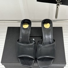 Saint Laurent /圣罗兰26WF新品一字带网面透明跟方头粗跟拖鞋织网纱透出清透呼吸感一字带利 Saint Laurent /圣罗兰26WF新品一字带网面透明跟方头粗跟拖鞋织网纱透出清透呼吸感一字带利