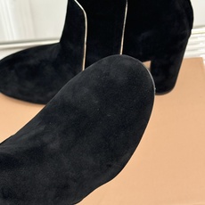 Gianvito Rossi 26WF秋冬新品圆头复古拼接粗跟短靴长靴复古圆头复刻经典感异材拼接质感出众 Gianvito Rossi 26WF秋冬新品圆头复古拼接粗跟短靴长靴复古圆头复刻经典感异材拼接质感出众
