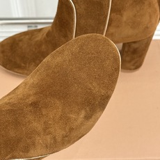 Gianvito Rossi 26WF秋冬新品圆头复古拼接粗跟短靴长靴复古圆头复刻经典感异材拼接质感出众 Gianvito Rossi 26WF秋冬新品圆头复古拼接粗跟短靴长靴复古圆头复刻经典感异材拼接质感出众