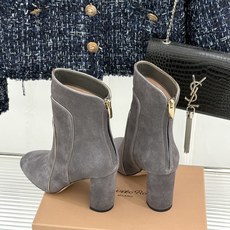 Gianvito Rossi 26WF秋冬新品圆头复古拼接粗跟短靴长靴复古圆头复刻经典感异材拼接质感出众 Gianvito Rossi 26WF秋冬新品圆头复古拼接粗跟短靴长靴复古圆头复刻经典感异材拼接质感出众