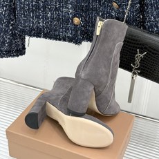 Gianvito Rossi 26WF秋冬新品圆头复古拼接粗跟短靴长靴复古圆头复刻经典感异材拼接质感出众 Gianvito Rossi 26WF秋冬新品圆头复古拼接粗跟短靴长靴复古圆头复刻经典感异材拼接质感出众
