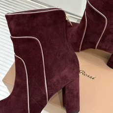 Gianvito Rossi 26WF秋冬新品圆头复古拼接粗跟短靴长靴复古圆头复刻经典感异材拼接质感出众 Gianvito Rossi 26WF秋冬新品圆头复古拼接粗跟短靴长靴复古圆头复刻经典感异材拼接质感出众