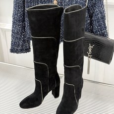 长靴 Gianvito Rossi 26WF秋冬新品圆头复古拼接粗跟短靴长靴复古圆头复刻经典感异材拼接质 长靴 Gianvito Rossi 26WF秋冬新品圆头复古拼接粗跟短靴长靴复古圆头复刻经典感异材拼接质