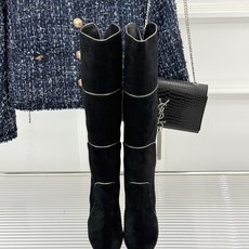 长靴 Gianvito Rossi 26WF秋冬新品圆头复古拼接粗跟短靴长靴复古圆头复刻经典感异材拼接质 长靴 Gianvito Rossi 26WF秋冬新品圆头复古拼接粗跟短靴长靴复古圆头复刻经典感异材拼接质
