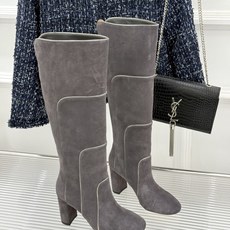 长靴 Gianvito Rossi 26WF秋冬新品圆头复古拼接粗跟短靴长靴复古圆头复刻经典感异材拼接质 长靴 Gianvito Rossi 26WF秋冬新品圆头复古拼接粗跟短靴长靴复古圆头复刻经典感异材拼接质