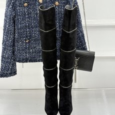 Gianvito Rossi 26WF秋冬新品尖头复古拼接细跟高跟短靴长靴复古拼接重塑尖头格调细高跟撑起 Gianvito Rossi 26WF秋冬新品尖头复古拼接细跟高跟短靴长靴复古拼接重塑尖头格调细高跟撑起